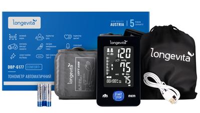 Вимірювач тиску LONGEVITA DBP-6177 (автоматичний тонометр з голосовим супроводом)